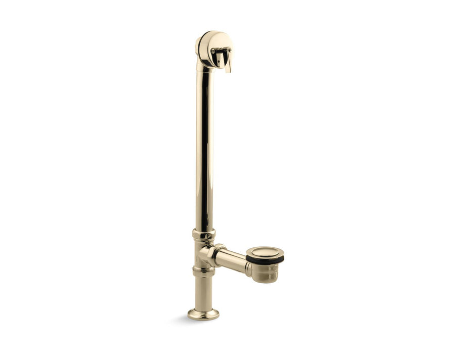 KOHLER K-7159 Vintage 1-1/2" pop-up bath drain for above- and through-the-floor freestanding bath installations