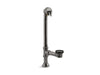 KOHLER K-7178 Iron Works Decorative 1-1/2" adjustable pop-up bath drain for 5' whirlpool with tailpiece, vibrant titanium