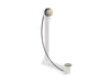 KOHLER K-7213 Clearflo Cable bath drain with PVC tubing, vibrant brushed bronze