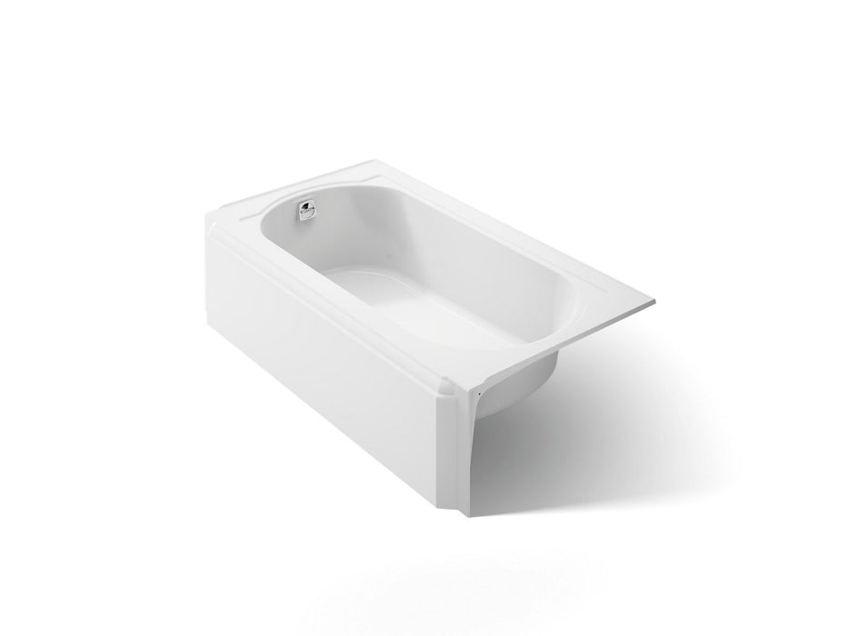 KOHLER K-721 Memoirs 60" x 33-3/4" alcove bath, left drain, white