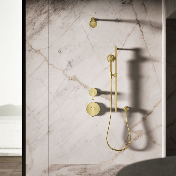KOHLER K-72414-G Awaken Three-function handshower, 1.75 gpm, vibrant brushed moderne brass - view 4