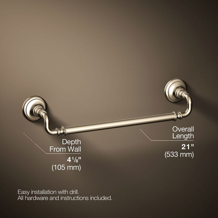 KOHLER K-72567 Artifacts 18" towel bar