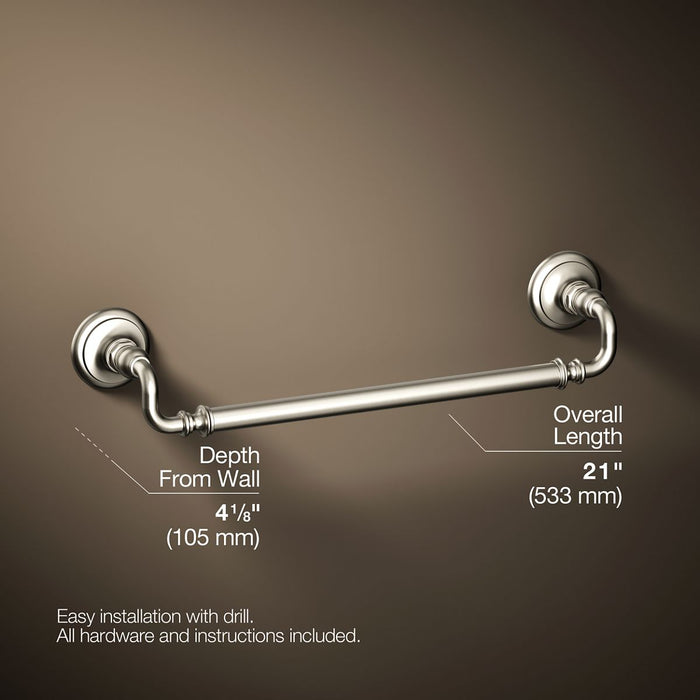 KOHLER K-72567 Artifacts 18" towel bar