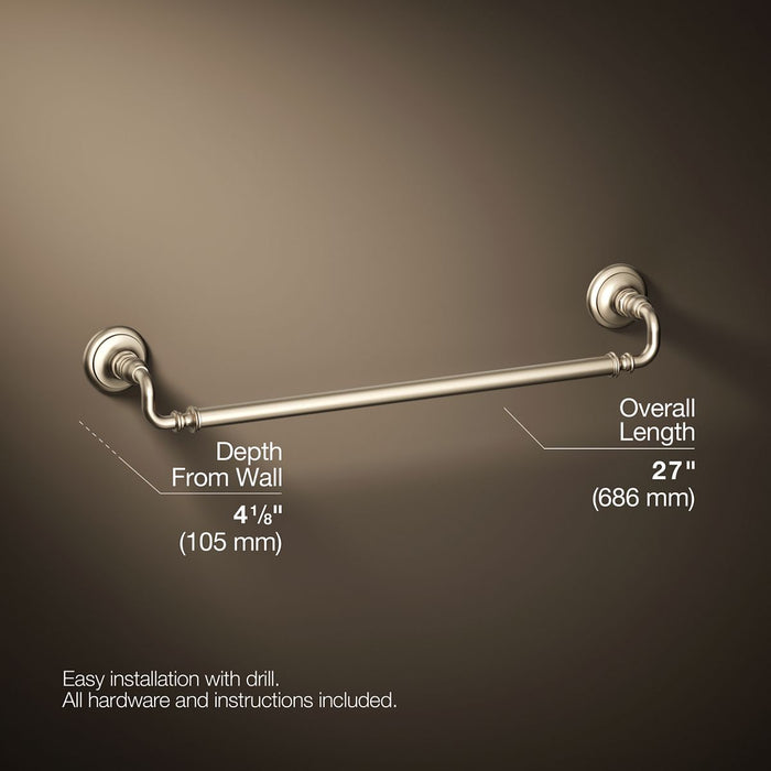 KOHLER K-72568 Artifacts 24" towel bar