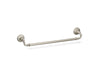 KOHLER K-72568 Artifacts 24" towel bar, vibrant brushed nickel