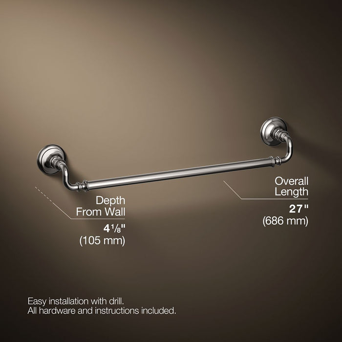 KOHLER K-72568 Artifacts 24" towel bar