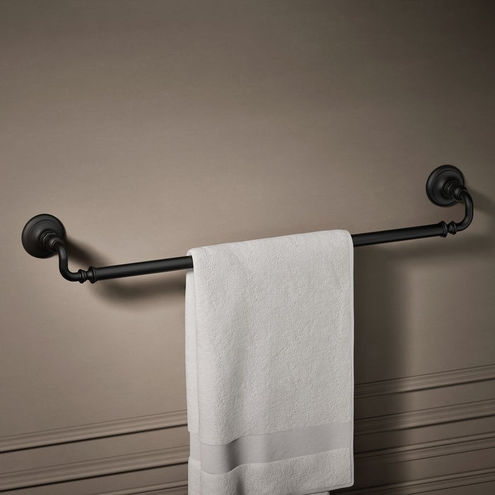 KOHLER K-72569 Artifacts 30" towel bar, matte black - view 3