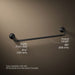 KOHLER K-72569 Artifacts 30" towel bar, matte black - view 5
