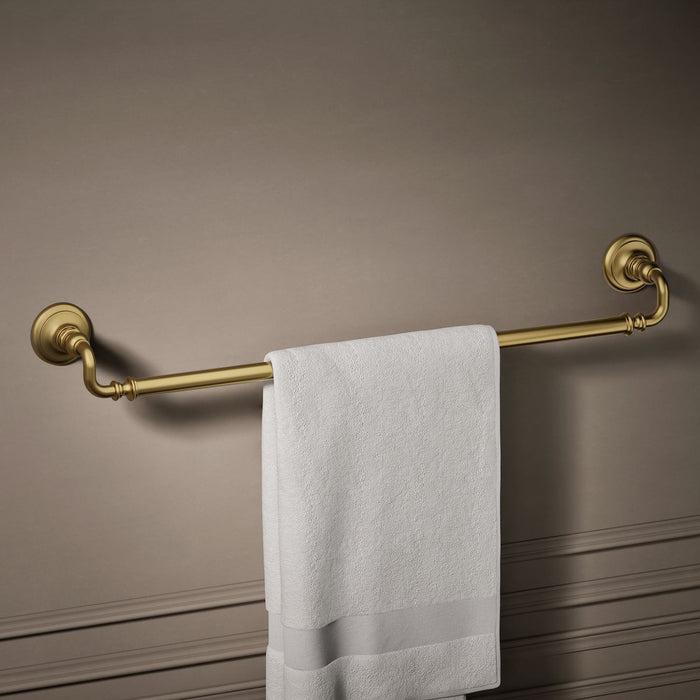 KOHLER K-72569 Artifacts 30" towel bar, vibrant brushed moderne brass - view 3
