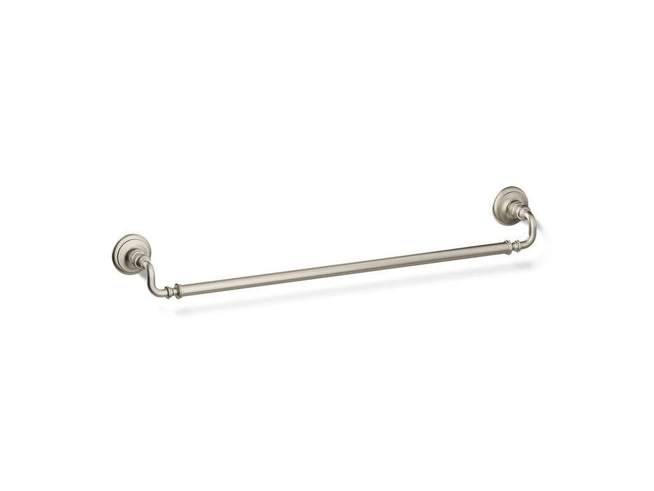 KOHLER K-72569 Artifacts 30" towel bar, vibrant brushed nickel