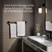 KOHLER K-72570 Artifacts 24" double towel bar, matte black - view 4