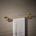 KOHLER K-72570 Artifacts 24" double towel bar, vibrant brushed moderne brass - view 3