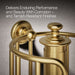 KOHLER K-72576 Artifacts Toilet paper carriage, vibrant brushed moderne brass - view 5
