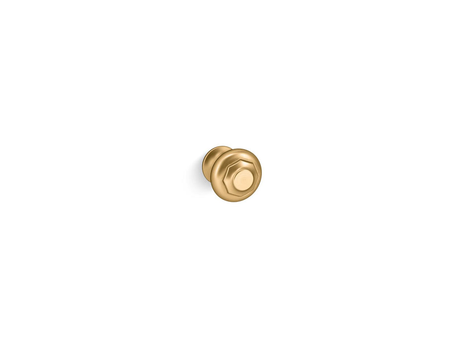 KOHLER K-72578 Artifacts Cabinet knob, vibrant brushed moderne brass
