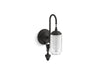 KOHLER K-72581 Artifacts One-light adjustable sconce, matte black