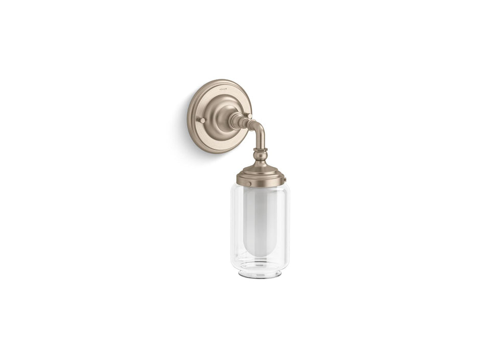 KOHLER K-72584 Artifacts One-light sconce, brushed bronze