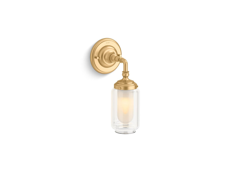 KOHLER K-72584 Artifacts One-light sconce, brushed moderne brass - view 2