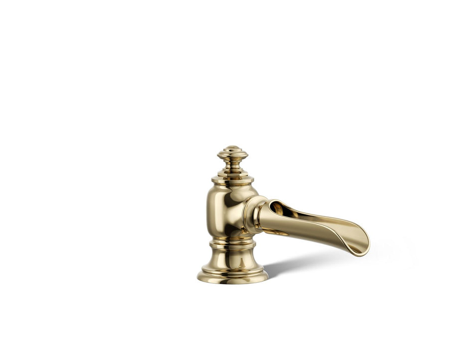 KOHLER K-72761 Artifacts Bathroom sink faucet spout with Flume design, 1.2 gpm, vibrant french gold