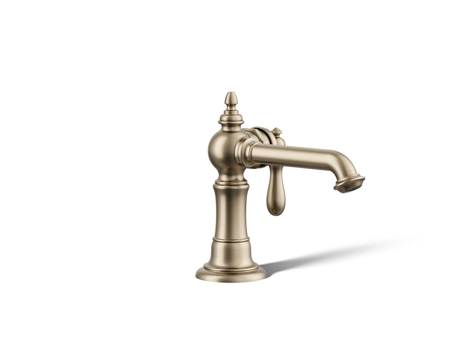 KOHLER K-72762-9M Artifacts Single-handle bathroom sink faucet, 1.2 gpm, vibrant brushed bronze