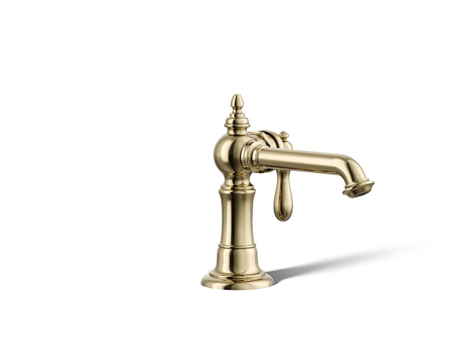 KOHLER K-72762-9M Artifacts Single-handle bathroom sink faucet, 1.2 gpm, vibrant french gold