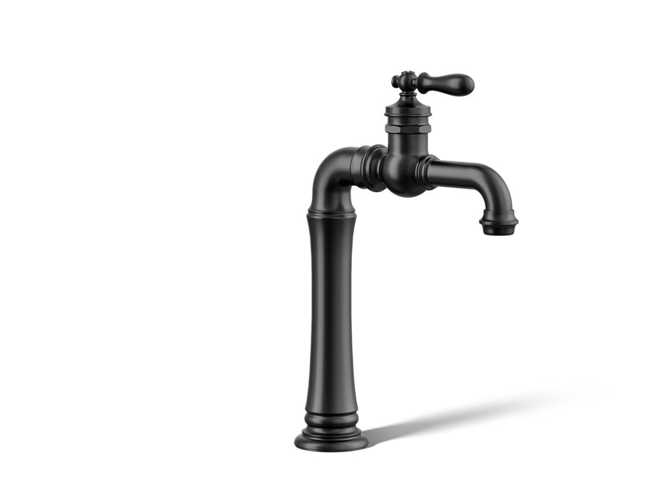 KOHLER K-72763-9M Artifacts Single-handle bathroom sink faucet, 1.2 gpm, matte black