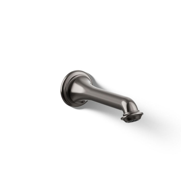 KOHLER K-72792 Artifacts Wall-mount bath spout with turned design, vibrant titanium - view 2