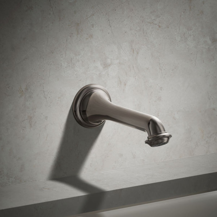 KOHLER K-72792 Artifacts Wall-mount bath spout with turned design, vibrant titanium - view 5