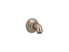 KOHLER K-72796 Artifacts Wall-mount supply elbow, vibrant brushed bronze