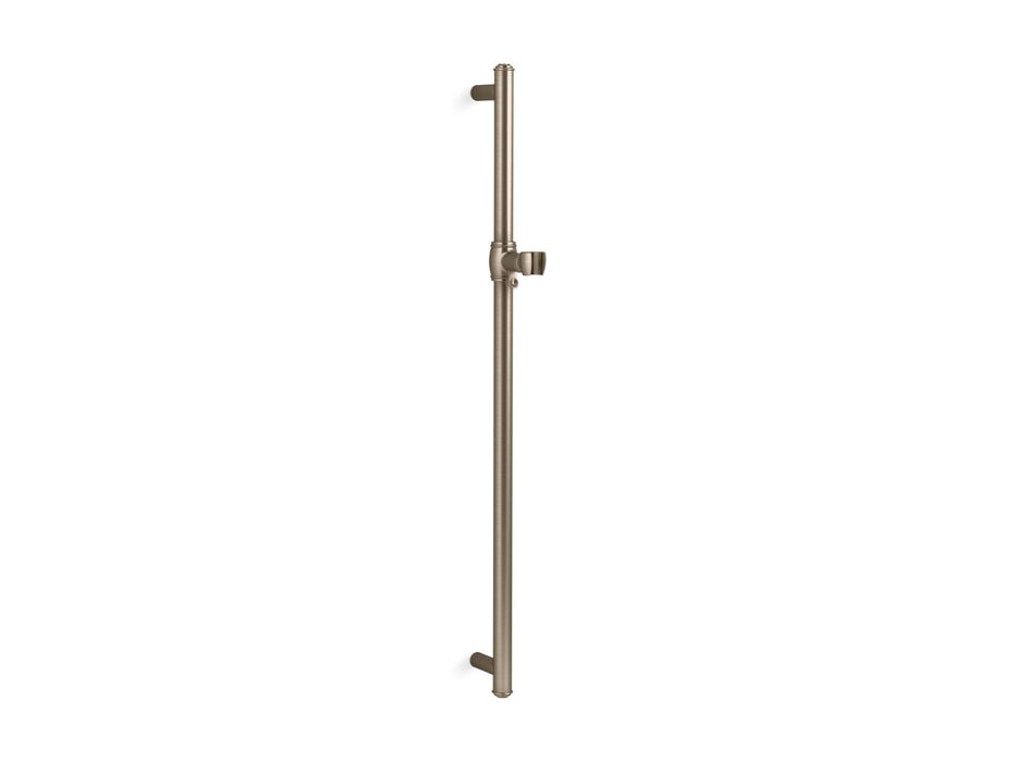 KOHLER K-72798 Artifacts 30" shower slidebar, vibrant brushed bronze