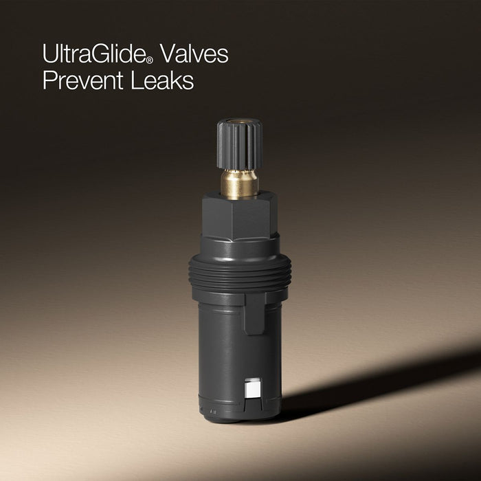 KOHLER K-73060-3 Composed Widespread bathroom sink faucet with Cross handles, 1.2 gpm, vibrant french gold