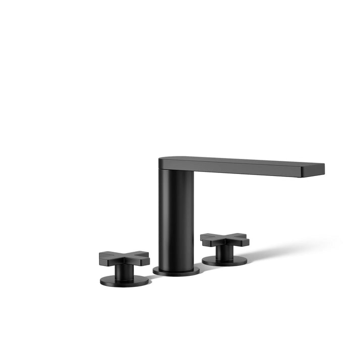 KOHLER K-73081-3 Composed Deck-mount bath faucet with cross handles, matte black - view 2