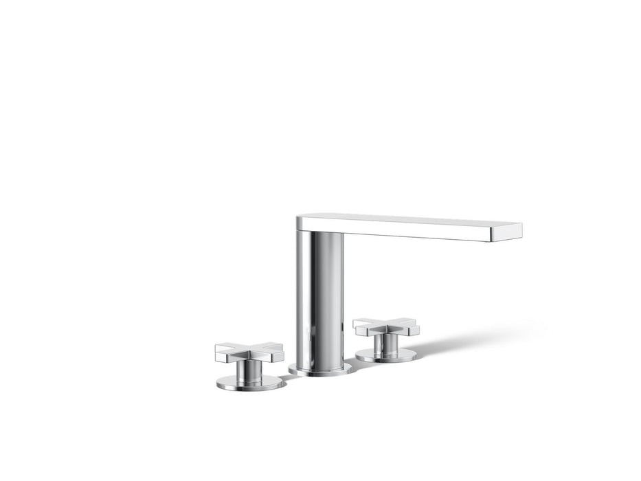 KOHLER K-73081-3 Composed Deck-mount bath faucet with cross handles, polished chrome