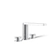 KOHLER K-73081-3 Composed Deck-mount bath faucet with cross handles, polished chrome - view 2