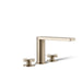 KOHLER K-73081-3 Composed Deck-mount bath faucet with cross handles, vibrant brushed bronze - view 2