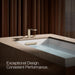 KOHLER K-73081-3 Composed Deck-mount bath faucet with cross handles, vibrant brushed bronze - view 5