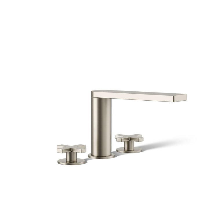 KOHLER K-73081-3 Composed Deck-mount bath faucet with cross handles, vibrant brushed nickel - view 2