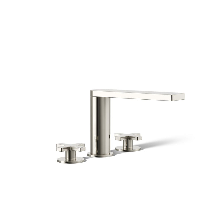 KOHLER K-73081-3 Composed Deck-mount bath faucet with cross handles, vibrant polished nickel - view 2