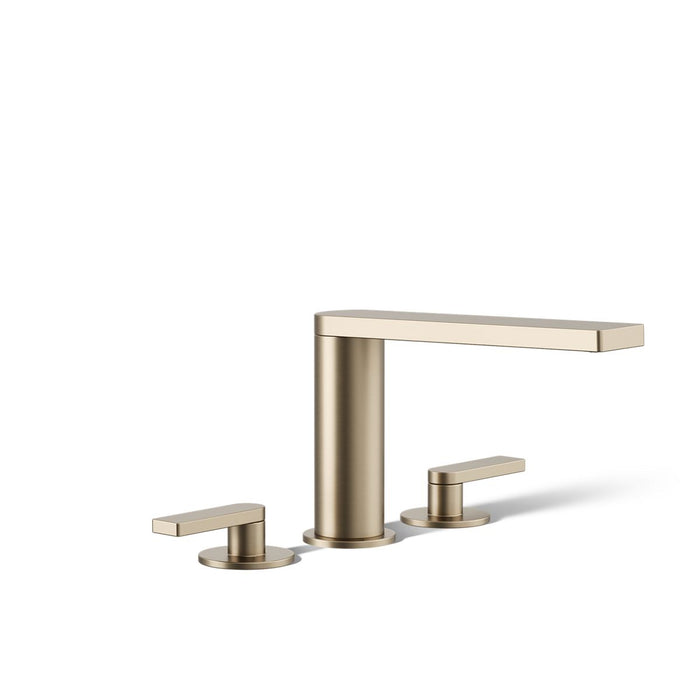 KOHLER K-73081-4 Composed Deck-mount bath faucet with lever handles, vibrant brushed bronze - view 3