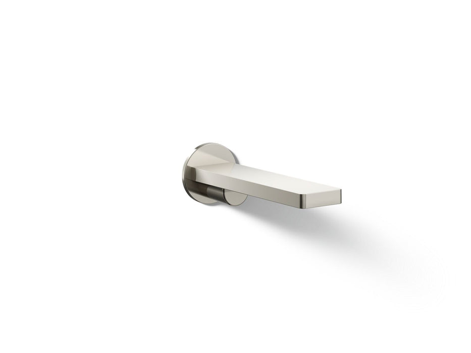KOHLER K-73120 Composed Wall-mount bath spout, vibrant polished nickel