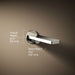 KOHLER K-73120 Composed Wall-mount bath spout, vibrant polished nickel - view 3