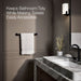 KOHLER K-73141 Composed 18" towel bar, matte black - view 5