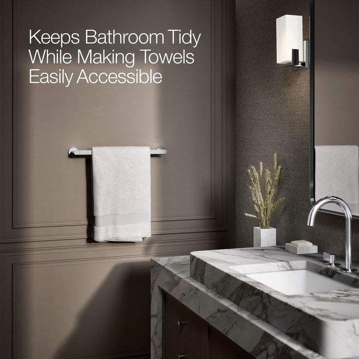 KOHLER K-73141 Composed 18" towel bar
