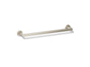 KOHLER K-73141 Composed 18" towel bar, vibrant brushed nickel