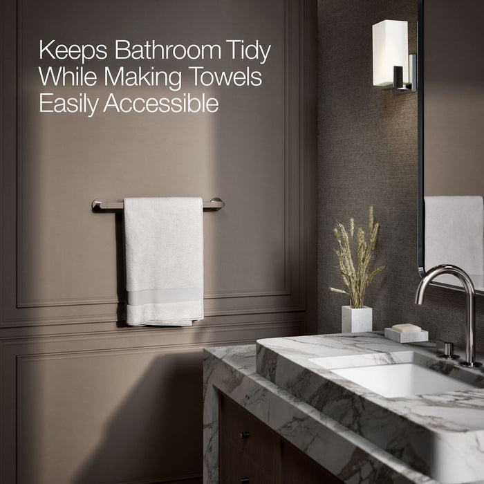 KOHLER K-73141 Composed 18" towel bar