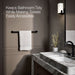 KOHLER K-73142 Composed 24" towel bar, matte black - view 4