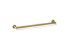 KOHLER K-73142 Composed 24" towel bar, vibrant brushed moderne brass