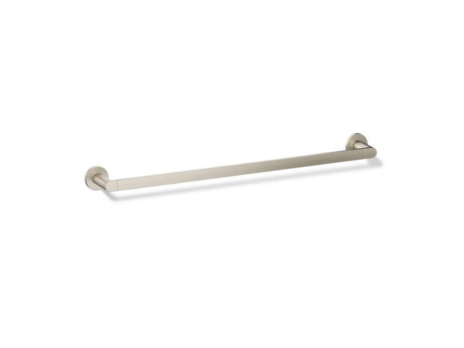 KOHLER K-73142 Composed 24" towel bar, vibrant brushed nickel