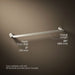 KOHLER K-73142 Composed 24" towel bar, vibrant brushed nickel - view 5