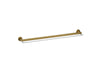 KOHLER K-73143 Composed 30" towel bar, vibrant brushed moderne brass