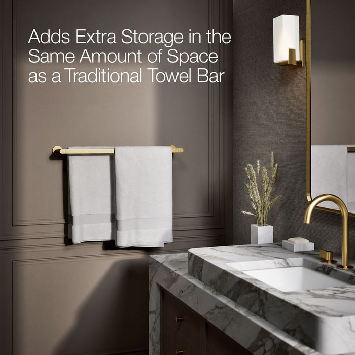 KOHLER K-73144 Composed 24" double towel bar